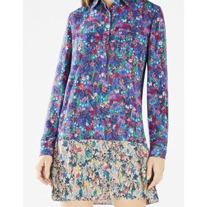 BCBG Floral Shirt-dress